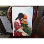 Малка картина масло на платно Испания - 3811 - КК5